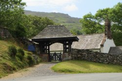 Lych Gate at St John the Baptist Church Wallpaper
