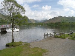 Lake Ullswater at Glen Ridding. Wallpaper
