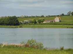 Rundown Farmhouse at Pitsford Reservoir, Pitsford, Northamptonshire
