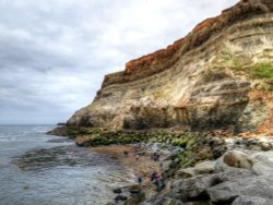 Cliffs at Whitby Wallpaper