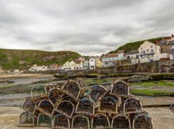 Lobster Pots Wallpaper