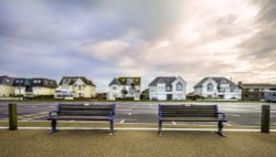 SEAFRONT HOUSES,MILFORD ON SEA Wallpaper