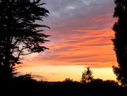 Sunset over Thurmaston Wallpaper