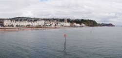 Teignmouth, Devon, panorama from the pier