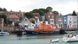 Lifeboat Weymouth Harbour Wallpaper