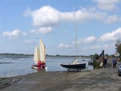 Preparing to Sail at Bosham Wallpaper
