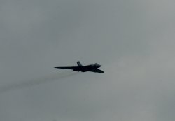 Avro Vulcan over RAF Menwith Hill, Harrogate Wallpaper