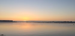 Sunrise Brightlingsea harbour October 2015