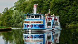 Colour on the Bure, Wroxham Wallpaper