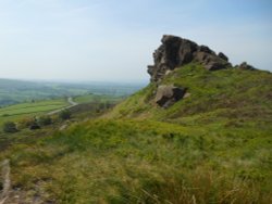 Winking Man, Leek, Staffordshire Wallpaper