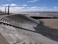 Art-Deco seafront at Cleveleys Wallpaper