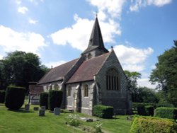 All Saints Church, East Stratton, Hampshire, Summer 2015