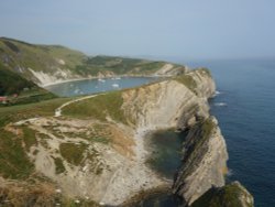 Lulworth Cove and Stair Hole Wallpaper