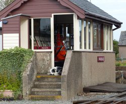 Ravenglass & Eskdale railway signal box Wallpaper