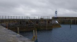 Mevagissey Lighthouse, Cornwall Wallpaper