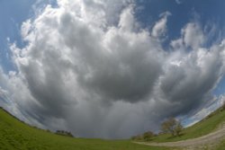 Stormclouds near Brill, Buckinghamshire Wallpaper