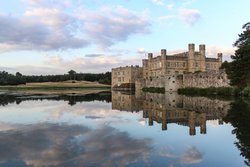 A shiny afternoon at the castle. Leeds Castle, Kent. Wallpaper
