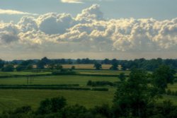 Stormy Clouds, Hillesden, Buckinghamshire Wallpaper