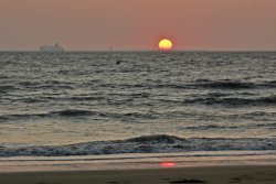 morning ferry Wallpaper