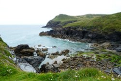 Lundy Bay in Cornwall Wallpaper