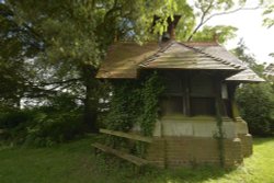 Cemetery Gatehouse, Middle Claydon, Buckinghamshire Wallpaper
