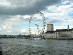 London Eye from Westminster Bridge Wallpaper