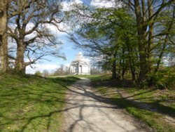 Approaching The Darnley Mausoleum, Cobham, Kent. Wallpaper