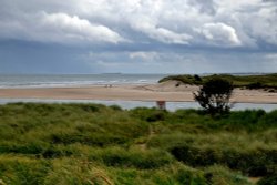 Alnmouth Beach. Wallpaper