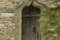 Side Door of St Michael's Church, Ufton, Warwickshire