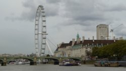 London Eye, County Hall and Shell Centre, London