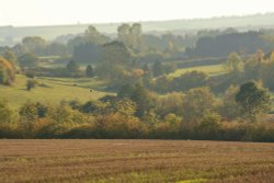 Autumn on the Wolds Wallpaper