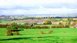 Country view from Old Dalby church Wallpaper