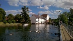 Hambleden Mill. Wallpaper