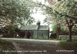 St Mary's Church, Acton Turville, Gloucestershire 1983 Wallpaper