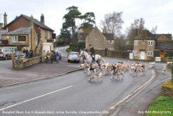 The Duke of Beaufort's Hounds, Acton Turville, Gloucestershire 2016
