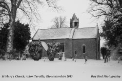 St Mary's Church, Acton Turville, Gloucestershire 2013 Wallpaper
