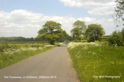 The Fosseway, nr Grittleton, Wiltshire 2013 Wallpaper