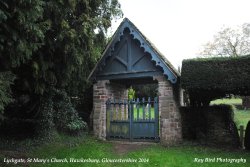 Lychgate, St Mary's Church, Hawkesbury, Gloucestershire 2014 Wallpaper