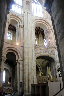 Inside Norwich Cathedral, Norwich, Norfolk
