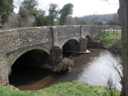 Bridge taken near St Batholomew's Church, Vowchurch, Herfordshire Wallpaper