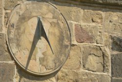 Sundial, All Saints Church, Bakewell, Derbyshire Wallpaper