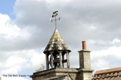 Bell & Weather Vane, Estate Yard, Badminton, Gloucestershire 2011 Wallpaper