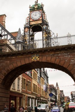 Chester town clock
