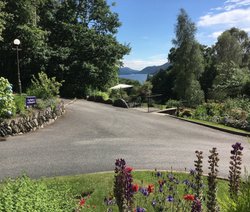 Lake Windermere from the grounds of Merewood Country House Hotel