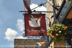 The Snooty Fox Hotel Sign, Tetbury, Gloucestershire 2015