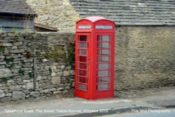Telephone Kiosk, The Street, Yatton Keynell, Wiltshire 2016 Wallpaper