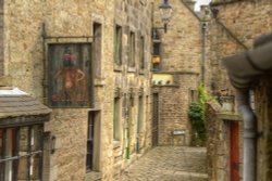 Chapel Street, Longnor, Staffordshire Wallpaper
