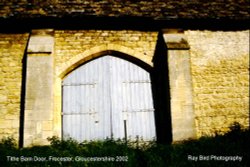 Tithe Barn Door, Frocester, Gloucestershire 2002 Wallpaper