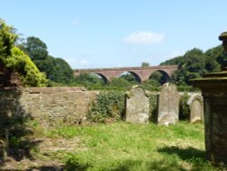 Wetheral Viaduct from Holy Trinity Church Wallpaper