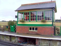 Signal Box Epping and Ongar Railway Wallpaper
